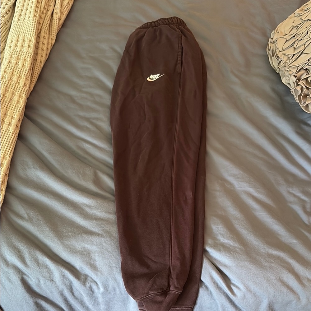 Nike Black Sweatpants with White Logo